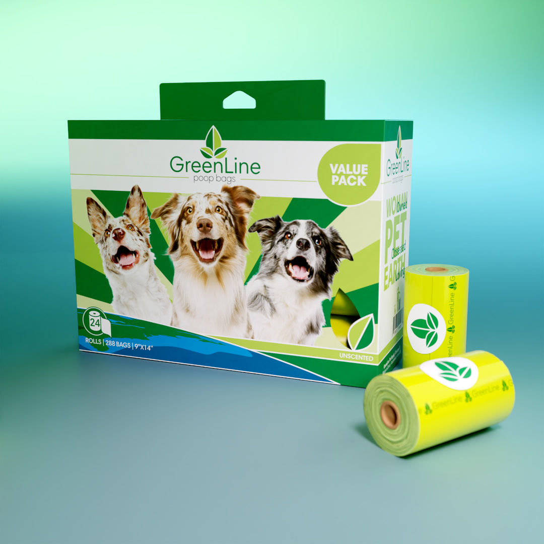 GreenLine Biodegradable Dog Poop Bags 🌱🐶