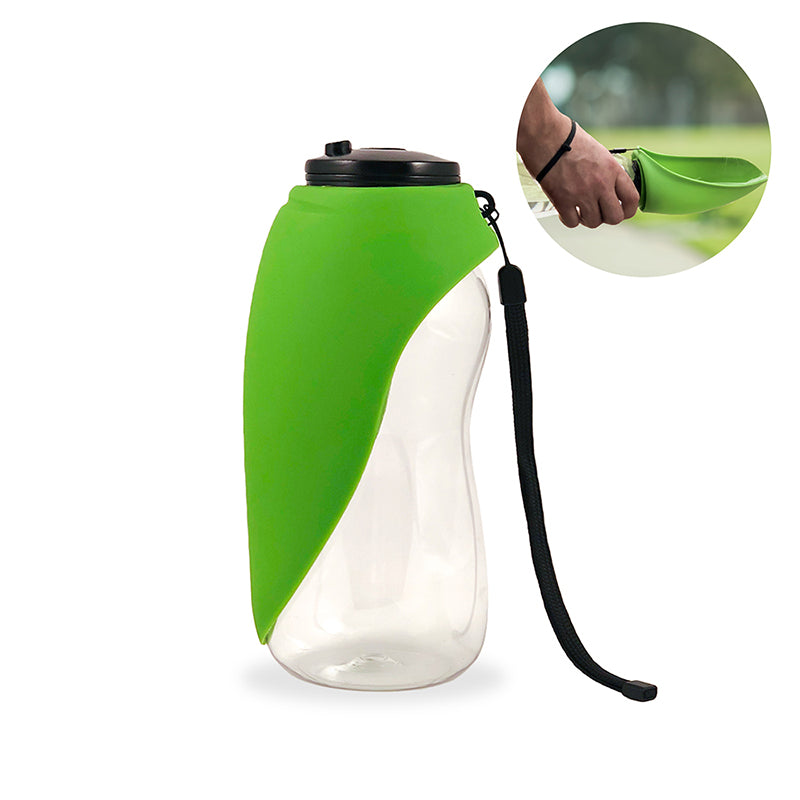 Fold-A-Bowl Portable Pet Water Bottle & Bowl 💧🐶